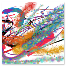 Abstrakte Liniengrafik