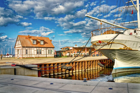 Gorch Fock im Stadthafen Stralsund