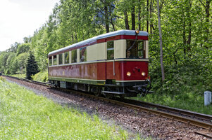 Triebwagen der Zittauer Schmalspurbahn