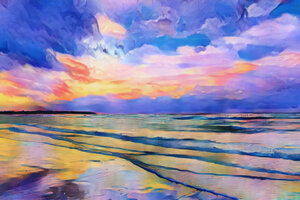 Sonnenuntergang an der Ostsee