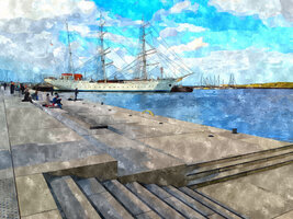 Gorch Fock I in Stralsund