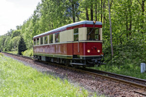 Triebwagen der Zittauer Schmalspurbahn