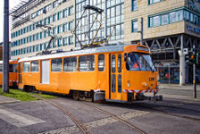 Abschiedsfahrt der Tatra-Strassenbahn in Chemnitz